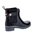 Botines Tommy Hilfiger zapatos Mujer modelo Rainboot Negro 