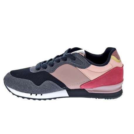 Zapatillas Pepe Jeans zapatos Mujer modelo London W Negro 