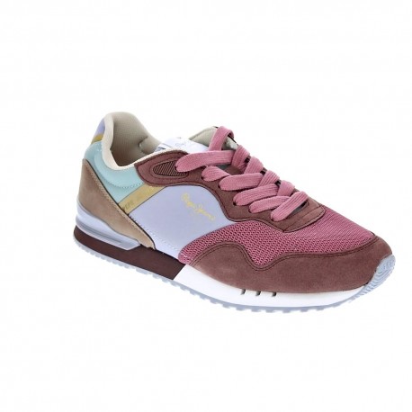 Zapatillas Pepe Jeans zapatos Mujer modelo London W Rojo 