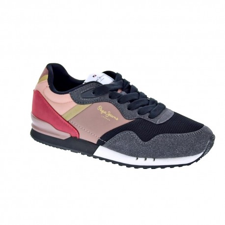 Zapatillas Pepe Jeans zapatos Mujer modelo London W Negro 