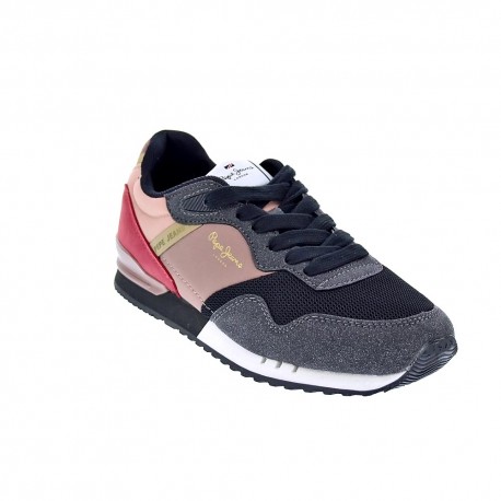 Zapatillas Pepe Jeans zapatos Mujer modelo London W Negro 