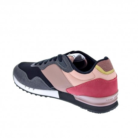 Zapatillas Pepe Jeans zapatos Mujer modelo London W Negro 