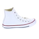 Zapatillas botas Converse zapatos Mujer modelo Chuck Taylor All Star piel sin plataforma Blanco Cordón