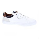 Zapatillas Pepe Jeans zapatos Hombre modelo Kenton Blanco Elástico