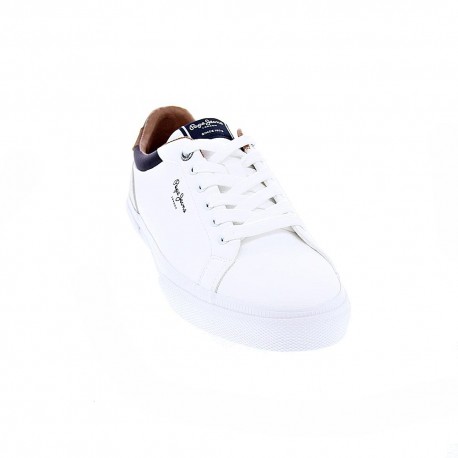 Zapatillas Pepe Jeans zapatos Hombre modelo Kenton Blanco Elástico