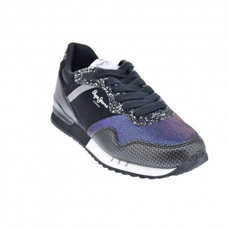 Zapatillas Pepe Jeans zapatos Mujer modelo London W Negro 