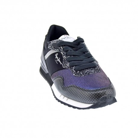 Zapatillas Pepe Jeans zapatos Mujer modelo London W Negro 