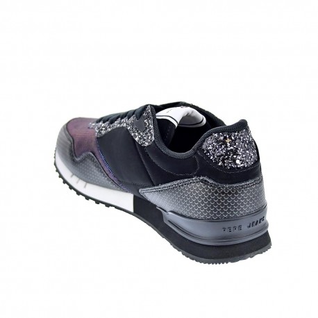 Zapatillas Pepe Jeans zapatos Mujer modelo London W Negro 