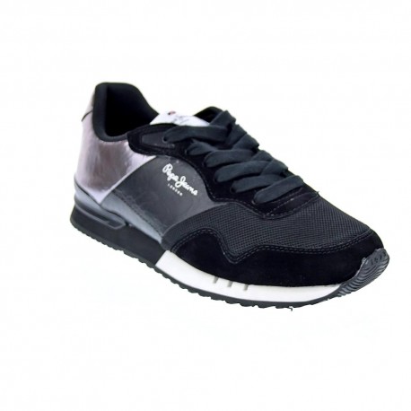 Zapatillas Pepe Jeans zapatos Mujer modelo London W Negro 