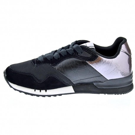 Zapatillas Pepe Jeans zapatos Mujer modelo London W Negro 