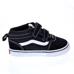 Zapatillas Vans zapatos Niño modelo Ward Mid V Negro  2
