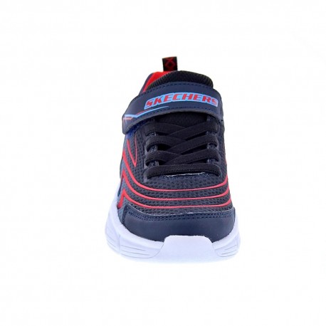 Zapatillas Skechers zapatos Niño modelo Microspec Azul 