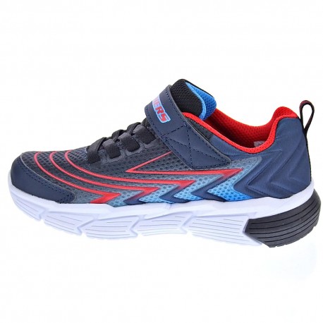 Zapatillas Skechers zapatos Niño modelo Microspec Azul 