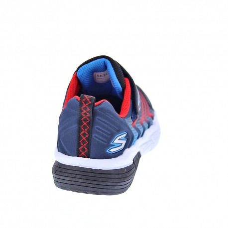 Zapatillas Skechers zapatos Niño modelo Microspec Azul 