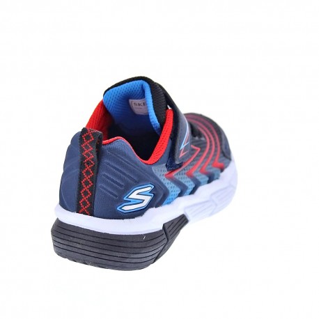 Zapatillas Skechers zapatos Niño modelo Microspec Azul 