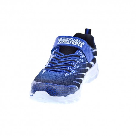 Zapatillas Skechers zapatos Niño modelo Micrspec Azul 