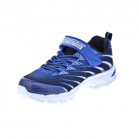 Zapatillas Skechers zapatos Niño modelo Micrspec Azul 