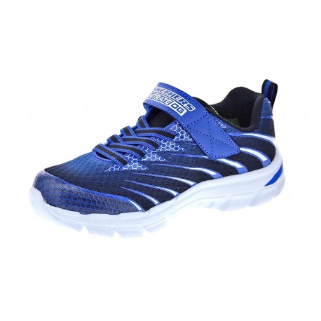 Zapatillas Skechers zapatos Niño modelo Micrspec Azul 
