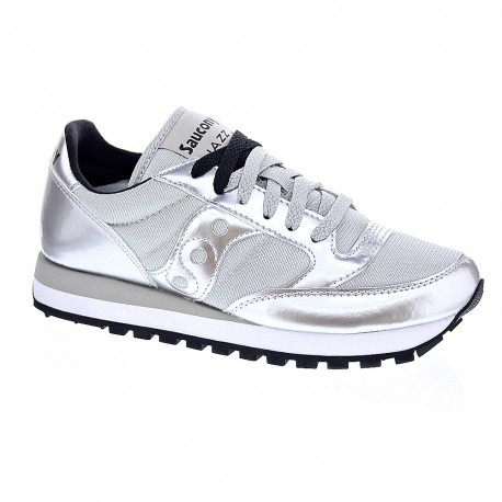 Zapatillas Saucony zapatos Mujer modelo Jazz Plata 
