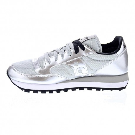 Zapatillas Saucony zapatos Mujer modelo Jazz Plata 