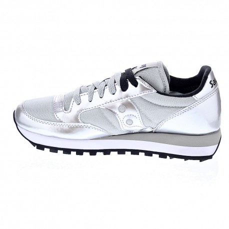 Zapatillas Saucony zapatos Mujer modelo Jazz Plata 