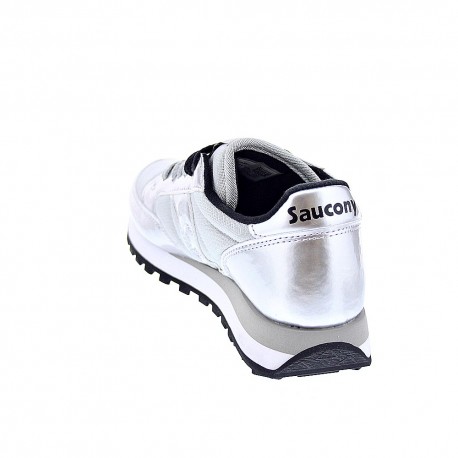 Zapatillas Saucony zapatos Mujer modelo Jazz Plata 