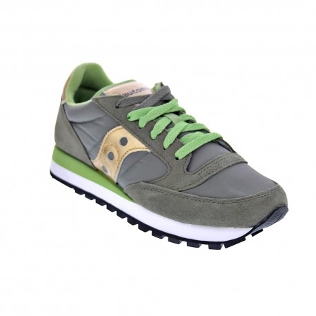 Zapatillas Saucony zapatos Mujer modelo Jazz Verde 