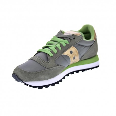 Zapatillas Saucony zapatos Mujer modelo Jazz Verde 