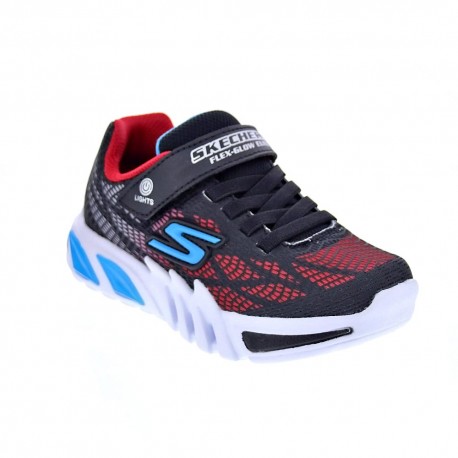 Zapatillas Skechers zapatos Niño modelo Flex Negro 