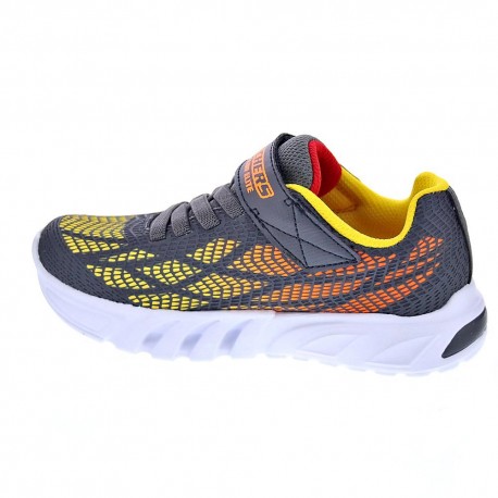 Zapatillas Skechers zapatos Niño modelo Flex Gris 