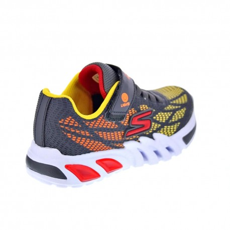 Zapatillas Skechers zapatos Niño modelo Flex Gris 