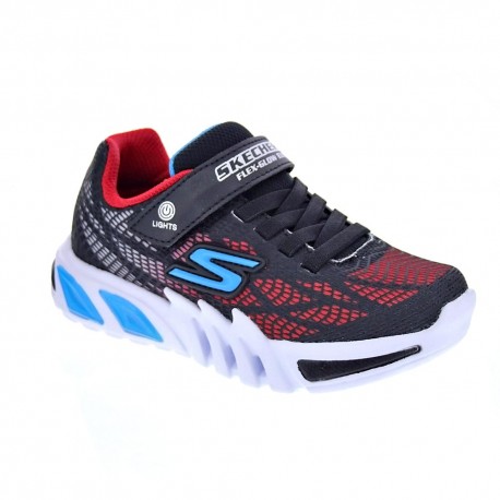 Zapatillas Skechers zapatos Niño modelo Flex Negro 