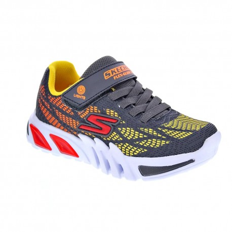 Zapatillas Skechers zapatos Niño modelo Flex Gris 