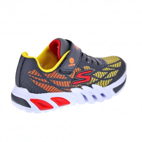 Zapatillas Skechers zapatos Niño modelo Flex Gris 