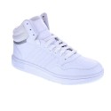 Zapatillas botas Adidas zapatos Niño modelo Hoops Mid Blanco 