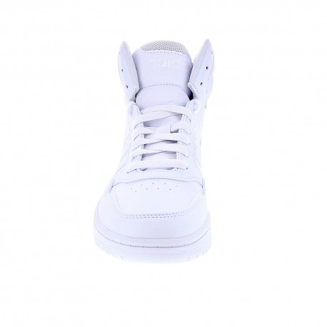 Zapatillas botas Adidas zapatos Niño modelo Hoops Mid Blanco 