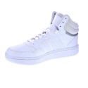 Zapatillas botas Adidas zapatos Niño modelo Hoops Mid Blanco 