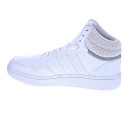 Zapatillas botas Adidas zapatos Niño modelo Hoops Mid Blanco 