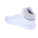 Zapatillas botas Adidas zapatos Niño modelo Hoops Mid Blanco 