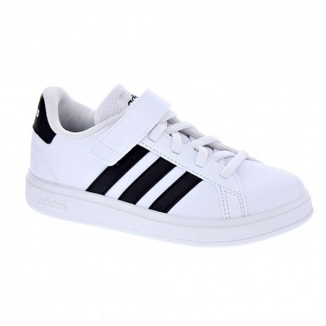 Zapatillas Adidas zapatos Niño modelo Grand Court Blanco 