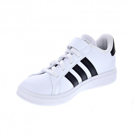 Zapatillas Adidas zapatos Niño modelo Grand Court Blanco 