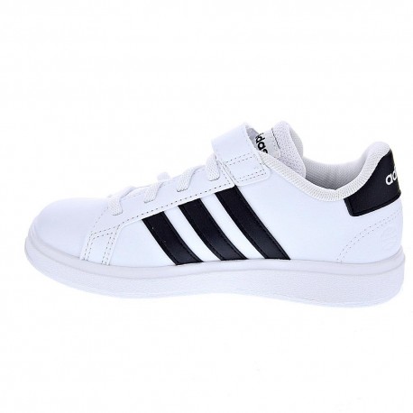 Zapatillas Adidas zapatos Niño modelo Grand Court Blanco 