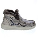 Botines Hey Dude zapatos Mujer modelo Denny Python Marrón 