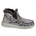 Botines Hey Dude zapatos Mujer modelo Denny Python Marrón 