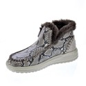 Botines Hey Dude zapatos Mujer modelo Denny Python Marrón 
