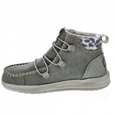Botines Hey Dude zapatos Mujer modelo Eloise Verde 