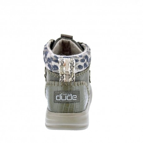 Botines Hey Dude zapatos Mujer modelo Eloise Verde 