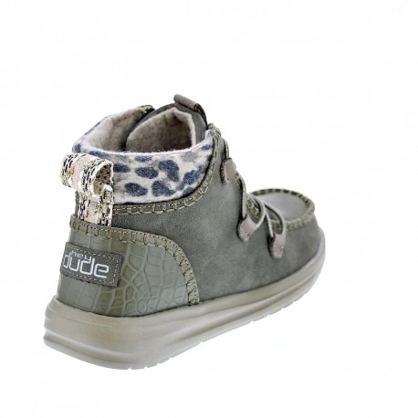 Botines Hey Dude zapatos Mujer modelo Eloise Verde 