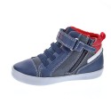 Botines Geox zapatos Niño modelo Gisli Azul 