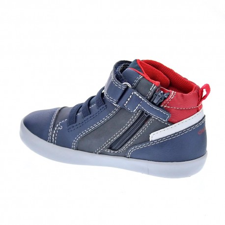 Botines Geox zapatos Niño modelo Gisli Azul 